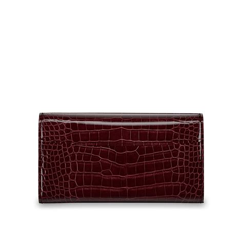 Capucines Long Wallet Crocodilien Brill.